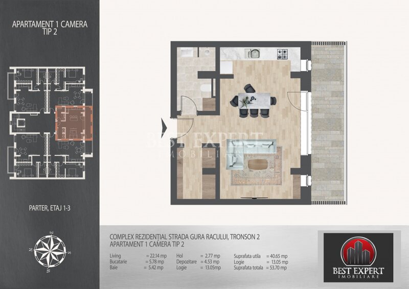 Titan Garsoniera Ideal Investitie -7 minute metrou N.Teclu